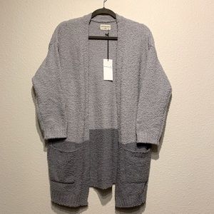 Cozy cardigan - two tone